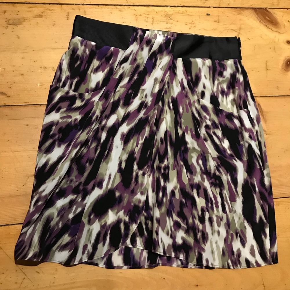 Cynthia Steffe Silk Patterned Skirt